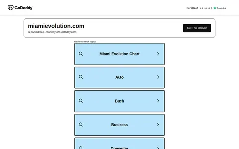 miamievolution.com homepage