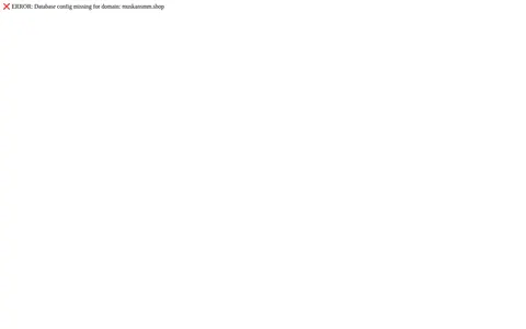 muskansmm.shop homepage