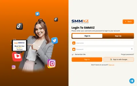my.smmxz.com homepage