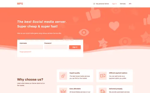 mypersonalserver.pro homepage