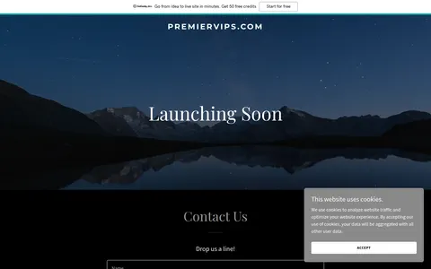 premiervips.com homepage