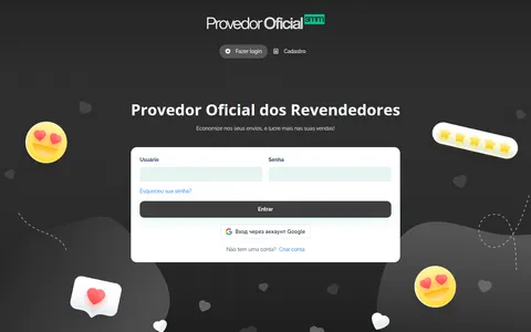 provedoroficial.com homepage