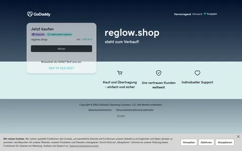 reglow.shop homepage