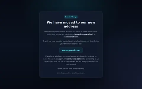 smmcheappanel.net homepage