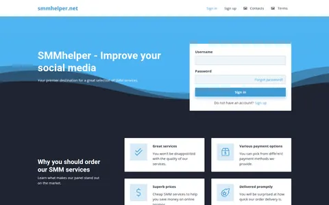 smmhelper.net homepage