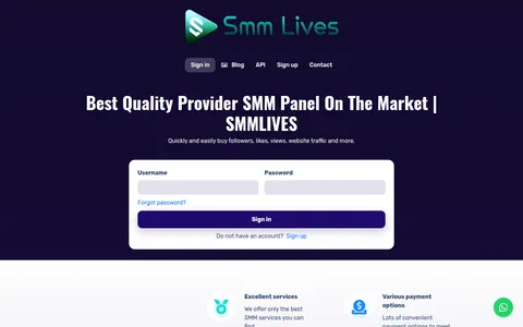 smmlives.com homepage