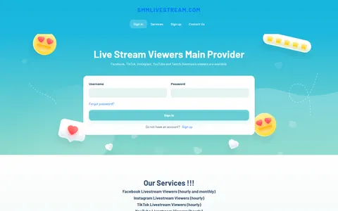 smmlivestream.com homepage