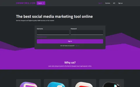 smmnymix.com homepage