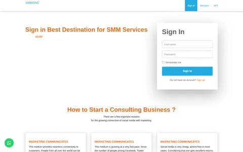 smmone.com homepage