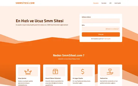 smmsitesi.com homepage