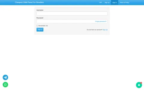 smmsocialpanel.org homepage