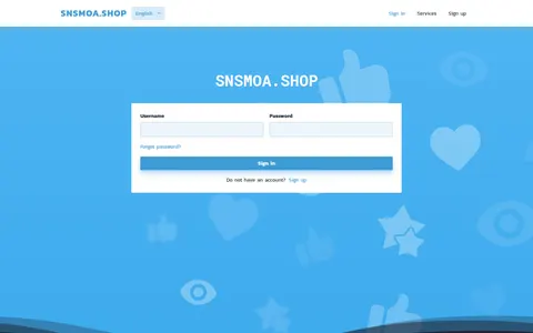 snsmoa.shop homepage