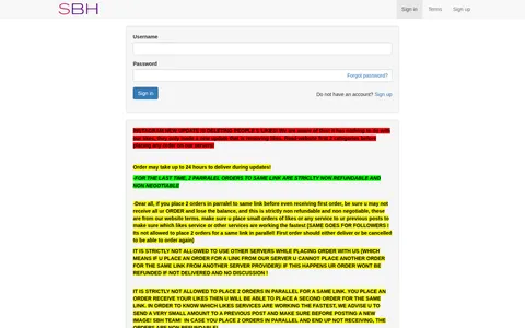 socialboosterhub.com homepage