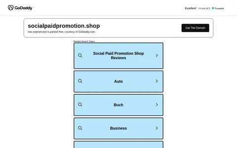 socialpaidpromotion.shop homepage