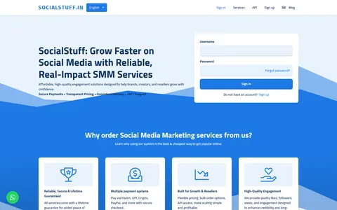socialstuff.in homepage