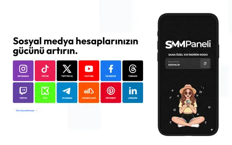 sosyalmedyahizmet.com homepage