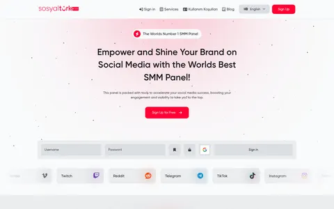 sosyalturk.com homepage