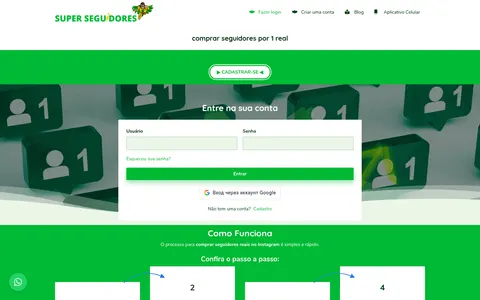 superseguidores.net homepage