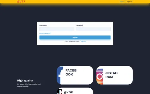 sv77.life homepage