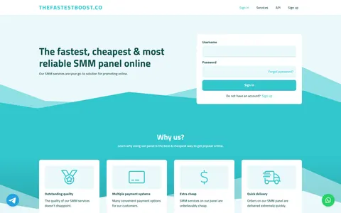 thefastestboost.co homepage