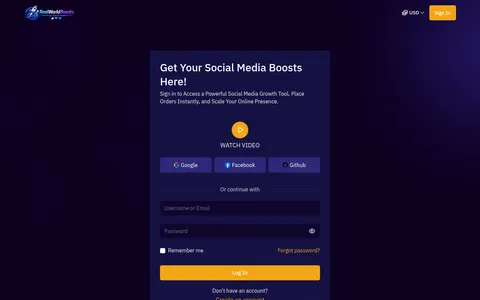 therealworldboosts.com homepage