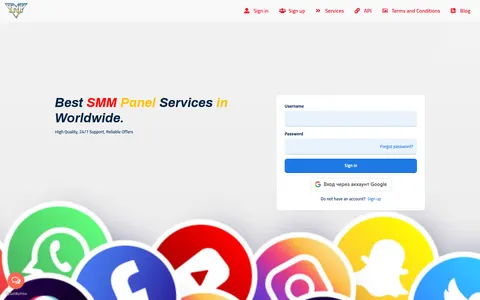 tntsmm.in homepage