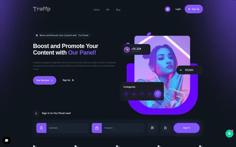traffp.com homepage
