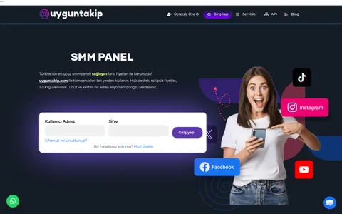 uyguntakip.com homepage