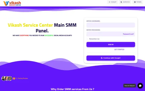 vikashservicecenter.com homepage