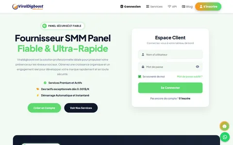 viraldigboost.com homepage