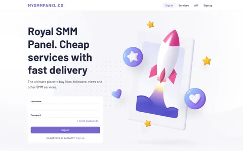 mysmmpanel.co homepage