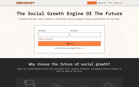 smmconcept.com homepage