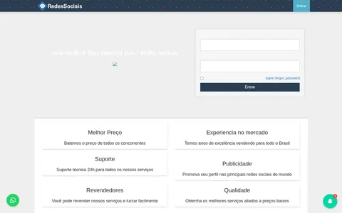 agenciaderedessociais.com homepage