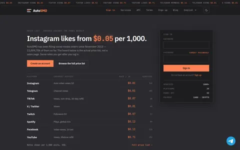 autosmo.com homepage