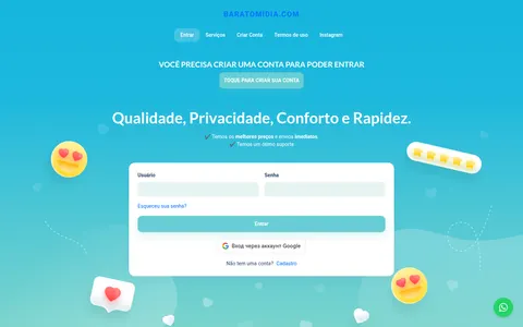 baratomidia.com homepage
