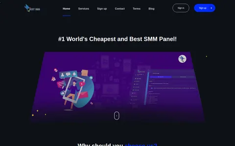 best-smm.com homepage
