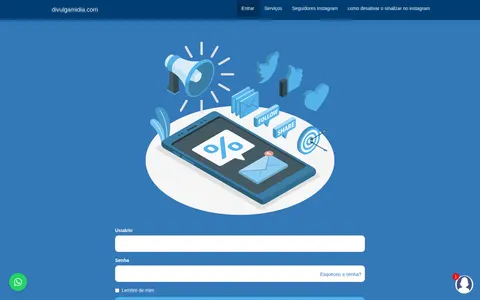 divulgamidia.com homepage