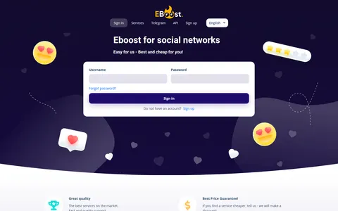 easy-boost-shop.com homepage