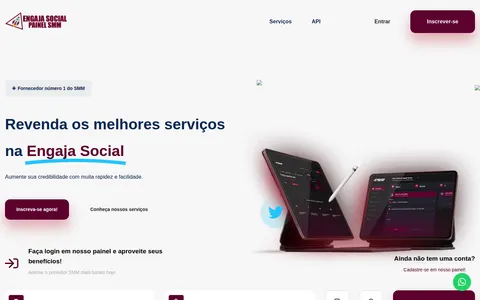 engajasocial.net homepage