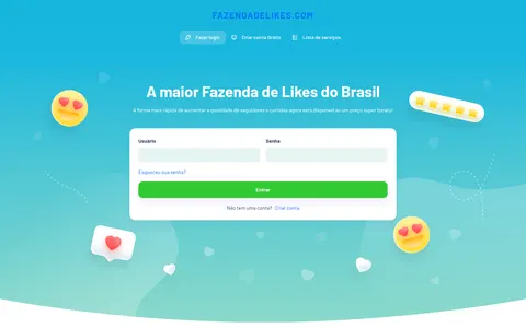 fazendadelikes.com homepage