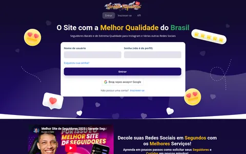 garanteseguidores.com homepage