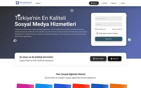 instahizmet.net homepage