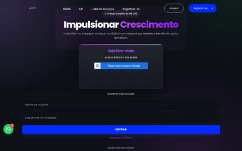 instaluxo.com homepage
