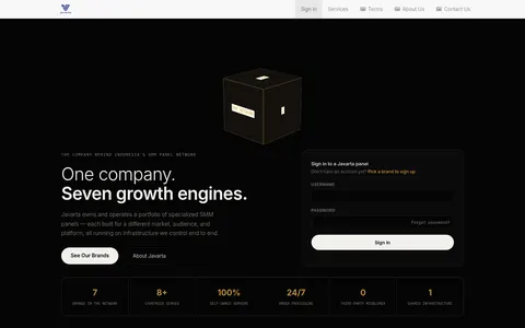 javarta.com homepage