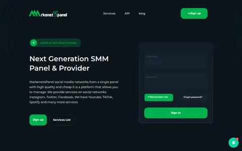 markenetspanel.com homepage