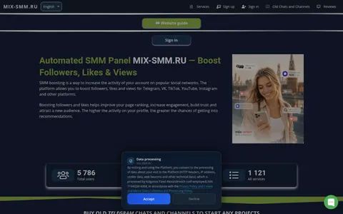 mix-smm.ru homepage
