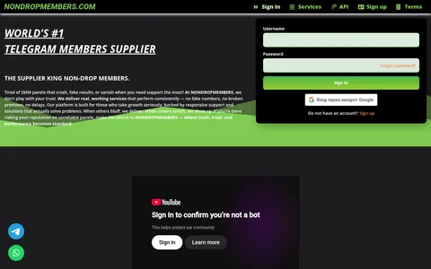 nondropmembers.com homepage
