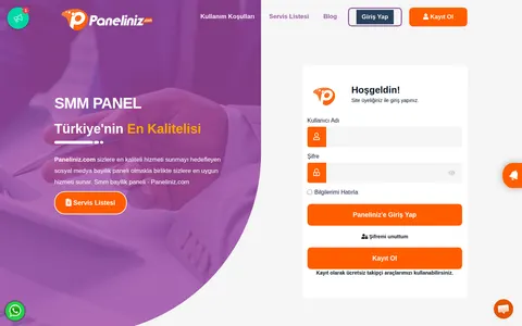 paneliniz.com homepage