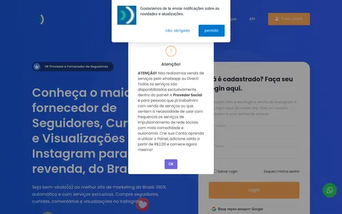 provedorsocial.com homepage