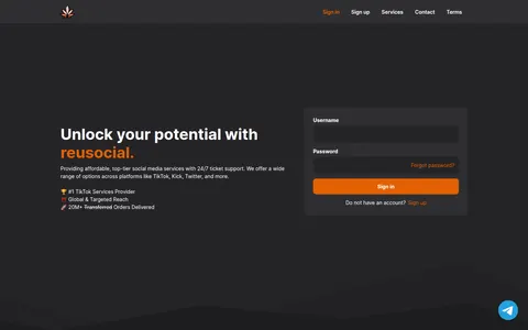 reusocial.com homepage